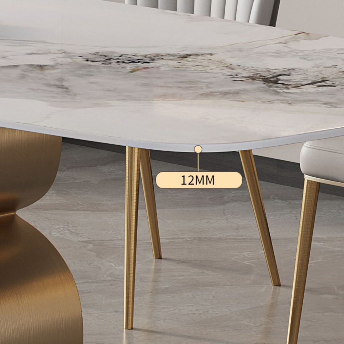 Minimalist Dining Set 1/4/5/6/7 Pcs Sintered Stone Dining Table with Upholstered Chairs Clearhalo 'Dining Room Sets' 'Dining Tables & Seating' 'dining_room_set' 'furn' 'furn_dining_room_set' 'Furniture' 'Kitchen & Dining Furniture' 1200x1200_0d06de96-c7c3-4ce6-8a61-6559cfb6c1b7