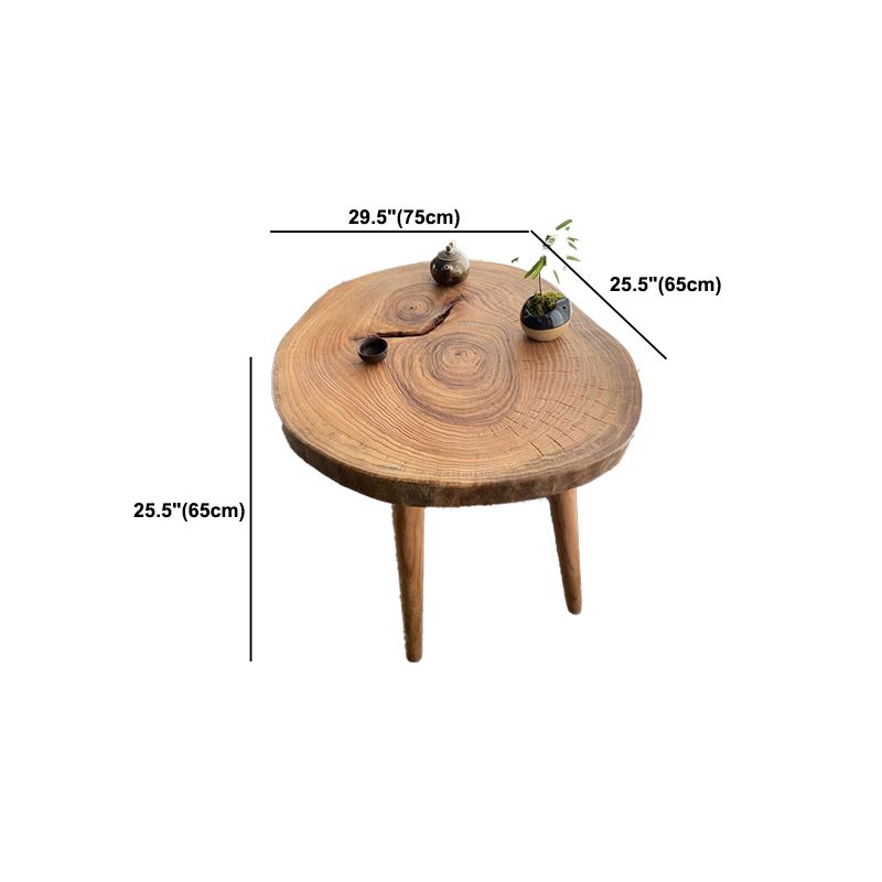 Scandinavian Wooden Coffee Table Free form 3 Legs Coffee Table Set for Living Room Clearhalo 'Coffee & Accent Tables' 'Coffee Tables' 'coffee_tables' 'furn' 'furn_coffee_tables' 'Furniture' 'Living Room Furniture' 1200x1200_0d07b402-40ac-48a9-9056-93e8119a2bce