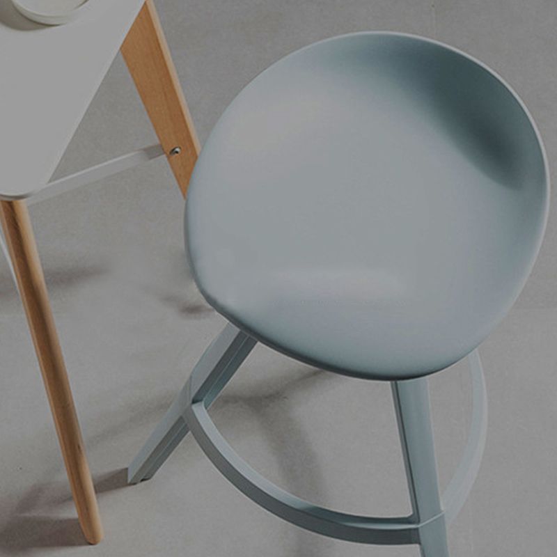 Industrial Low Back Counter Stool Metal Counter Height Stools with Swivel Clearhalo 'Bar Furniture' 'Bar Stools' 'bar_stools' 'furn' 'furn_bar_stools' 'Furniture' 'Kitchen & Dining Furniture' 1200x1200_0d07ee3a-19a7-4a4a-8b80-be7d78eda8b1