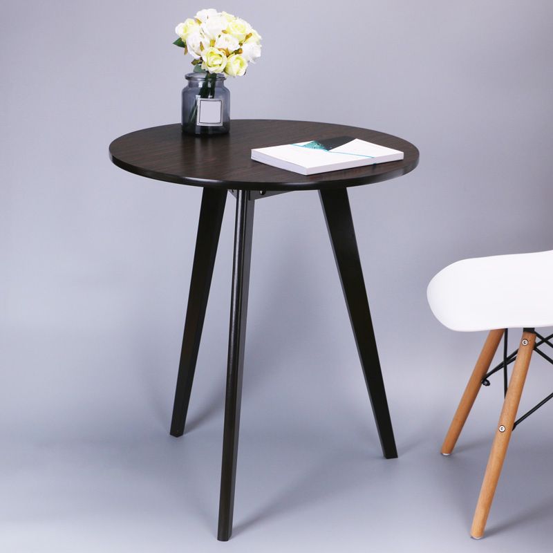 Scandinave 23,6 "/27,5" Table d'appoint en bois rond 3 Table de fin de jambes