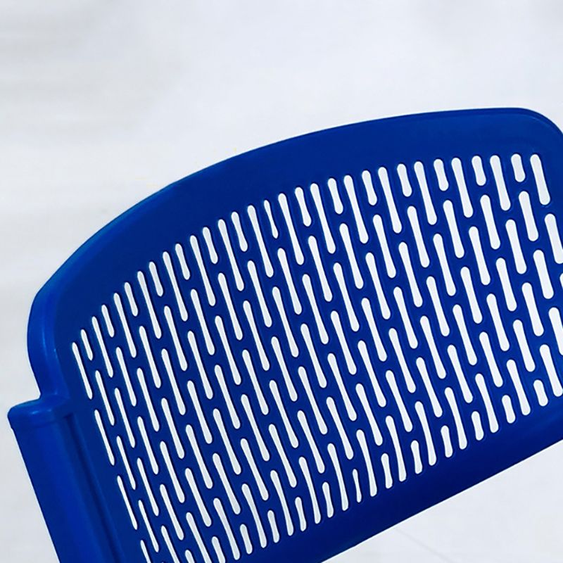 Zeitgenössischer Eisenrahmenkonferenzstuhl klapper plastischer armloser Stuhl