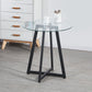 Simplicity Style Round Pedestal Dining Table Clear Glass Home Furniture Clearhalo ' dining_table' 'Dining Tables & Seating' 'Dining Tables' 'Furniture' 'furniture_dining_table' 'Kitchen & Dining Furniture' 'kitchen&dining_furn' 'kitchen' 'kitchen_dining_table' 1200x1200_0d10c478-53f5-4bec-8097-dedb5b68ac3d