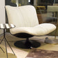 Contemporary Swivel Accent Chair Suede Lounge Chair in 38"L x 34"W x 19"H Clearhalo 'Accent Chairs' 'accent_chairs' 'Chairs & Seating' 'furn' 'furn_accent_chairs' 'Furniture' 'Living Room Furniture' 1200x1200_0d1315f3-c36e-4a69-9c44-7dc516c80d23
