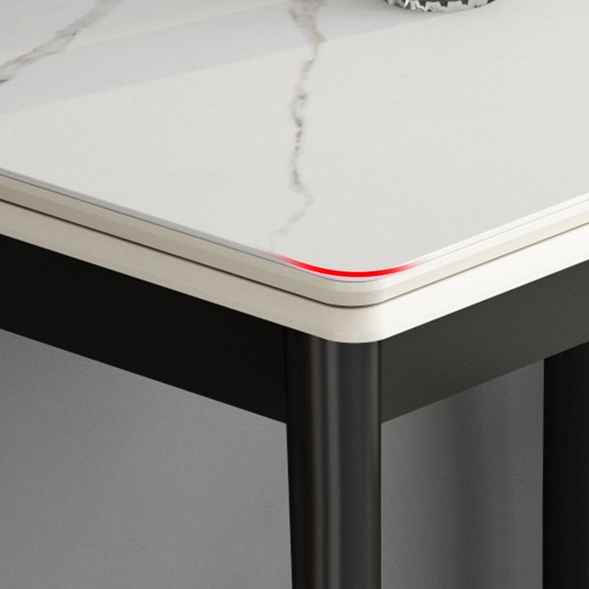 Moderne gehard stenen top eetkamer set 4 poten basis voor keuken