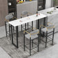 Scandinavian Upholstered Metal Counter Stools Low Back Bar Stools with 4 Legs Clearhalo 'Bar Furniture' 'Bar Stools' 'bar_stools' 'furn' 'furn_bar_stools' 'Furniture' 'furniture_bar_stools' 'Kitchen & Dining Furniture' 1200x1200_0d178244-9e04-48eb-adea-ee763c2e3702