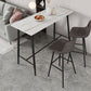 Contemporary Bar Counter Table Rectangle Sintered Stone Table for Kitchen Clearhalo 'Bar Furniture' 'Bar Tables' 'bar_tables' 'Furniture' 'furniture_bar_tables' 'Kitchen & Dining Furniture' 1200x1200_0d182c54-c93b-405b-add7-cdbaf018f877
