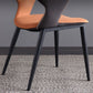 Upholstered Dining Chairs Industrial Open Back Arm Dining Chairs for Home