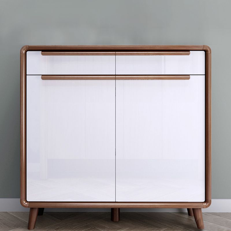 Modern Rectangle Wood Side Cabinet Bar Pulls Cabinet With Doors Clearhalo 'Cabinets & Chests' 'cabinets_chests' 'furn' 'furn_cabinets_chests' 'Furniture' 'Living Room Furniture' 1200x1200_0d1a684c-8248-4042-8341-7b1ce037cc76