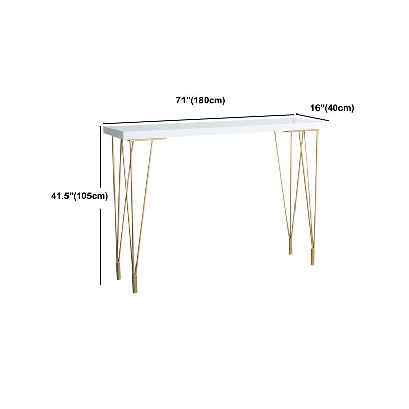 Glam Style 1/2/3 Pieces Bar Table Set Rectangle Bar Table with High Stools Clearhalo 'Bar Furniture' 'furn' 'furn_home_bar_bar_sets' 'Furniture' 'Home Bars & Bar Sets' 'home_bar_bar_sets' 'Kitchen & Dining Furniture' 1200x1200_0d1fb3ac-31b5-48c0-a67f-17f702c495d8