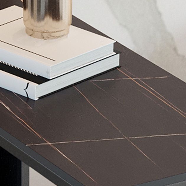 Dining Room Marble Counter-height Pub Table Rectangle Double Pedestal Bar Table Clearhalo 'Bar Furniture' 'Bar Tables' 'bar_tables' 'furn' 'furn_bar_tables' 'Furniture' 'furniture_bar_tables' 'Kitchen & Dining Furniture' 'kitchen&dining_furn' 'kitchen' 1200x1200_0d1fbfa7-9360-45c8-84ae-5b204bf5104f