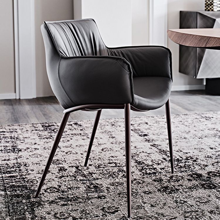 Sedia a braccio industriale in metallo sedia sala da pranzo solido sterzo per sala da pranzo