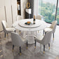 Modern 1/2/7 Pieces Dining Set Round Sintered Stone Dining Table for Dining Room Clearhalo 'Dining Room Sets' 'Dining Tables & Seating' 'dining_room_set' 'furn' 'furn_dining_room_set' 'Furniture' 'furniture_dining_room_set' 'Kitchen & Dining Furniture' 'kitchen&dining_furn' 'kitchen' 1200x1200_0d23e14f-aac5-47a0-b34d-17ca0f1c55c4