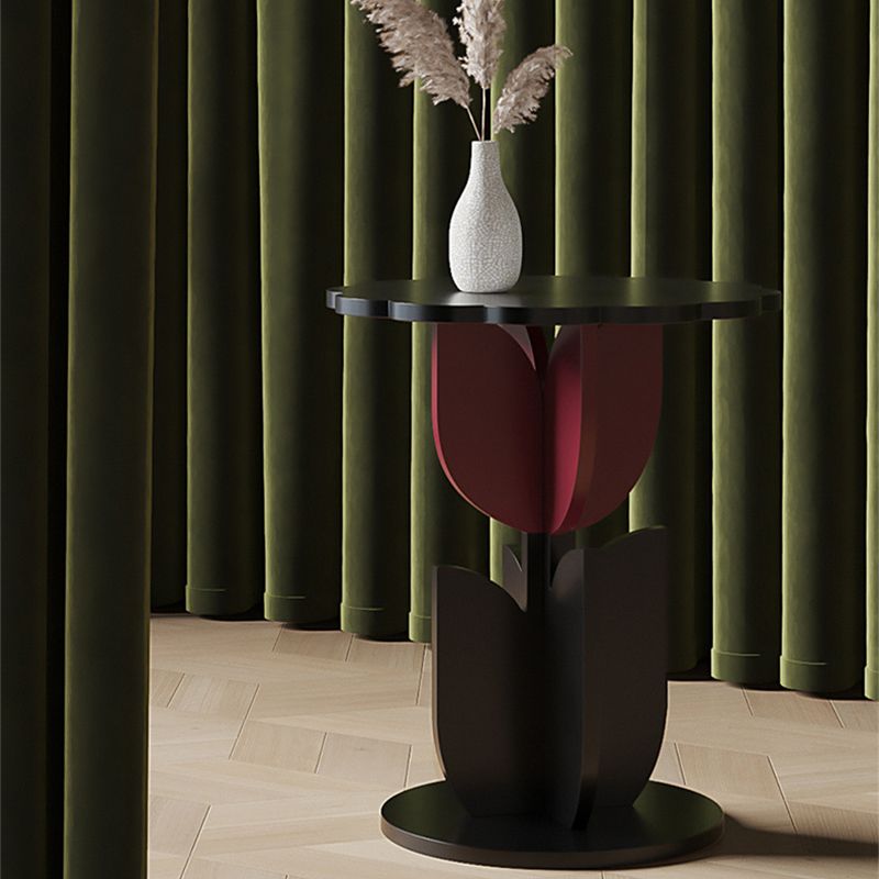 モダンなスタイルの不規則なサイドテーブルフェイクウッドエンドテーブルセット