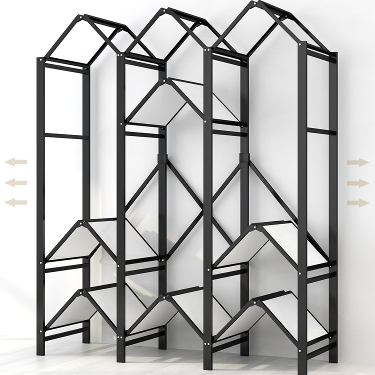 Armadio a cornice in acciaio inossidabile Armata moderno moderno armadio per il guardaroba con bordo di abbigliamento