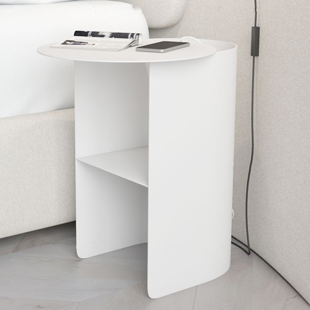 Metal Modern Bed Nightstand 20'' Tall 1-shelf Open Storage Bedside Cabinet Clearhalo 'Bedroom Furniture' 'furn' 'furn_night_stand' 'Furniture' 'night_stand' 'Nightstands' 1200x1200_0d26cd4d-0dcc-4cf7-9cbd-ba629be1e40b