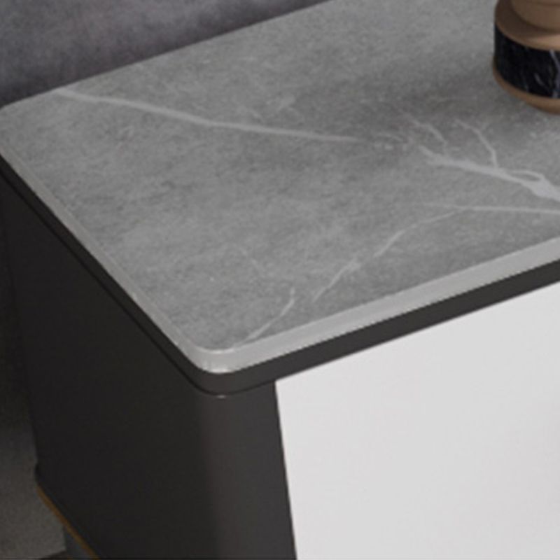 Modern Stone TV Media Stand Wooden Open Shelving 16" W TV Stand with Splayed Legs Clearhalo 'furn' 'furn_tv_stands_entertainment_centers' 'Furniture' 'Living Room Furniture' 'TV Stands & Entertainment Centers' 'TV Stands & Media Storage Furniture' 'tv_stands_entertainment_centers' 1200x1200_0d286eca-2545-4e65-afdc-9d92005fbf3f