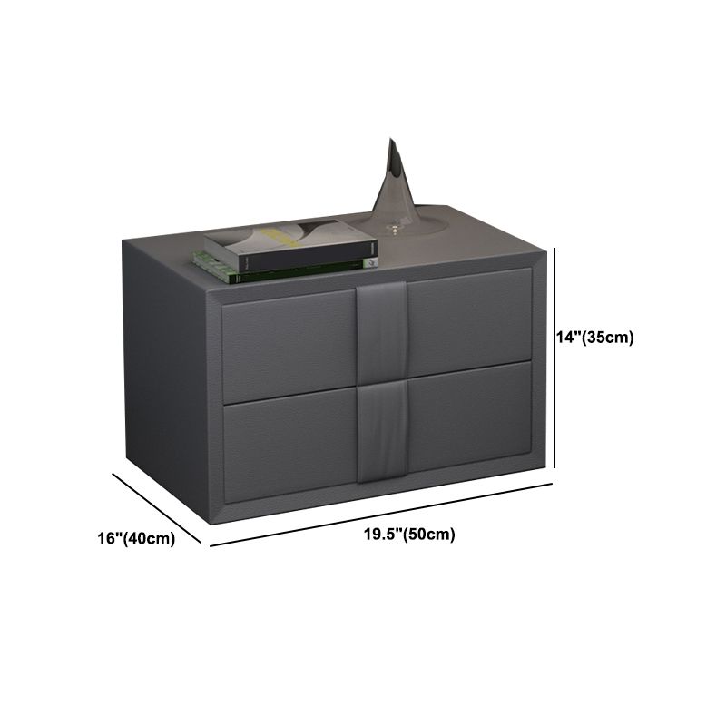 Table table de chevet de table en bois d'ingénierie avec tiroir