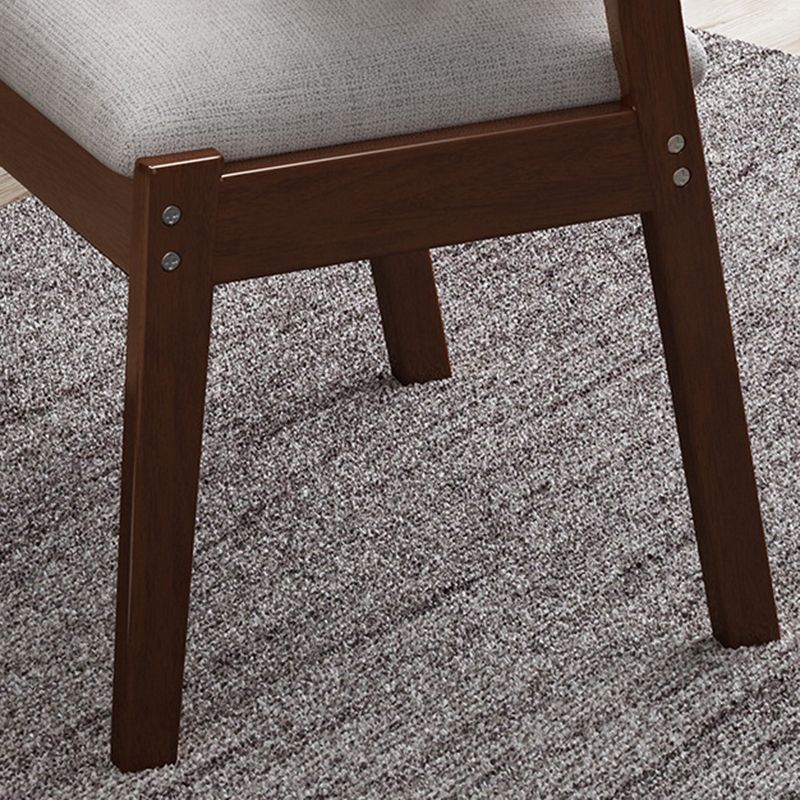 Scandinavian Home Arm Chair Open Back Upholstered Wood Single Dining Room Chair Clearhalo ' kitchen&dining_furn' 'Dining Chairs' 'Dining Tables & Seating' 'dining_chair' 'furn' 'furn_dining_chair' 'Furniture' 'furniture_dining_chair' 'Kitchen & Dining Furniture' 'kitchen' 1200x1200_0d2c9254-509c-4cc8-b404-c5990cf84936