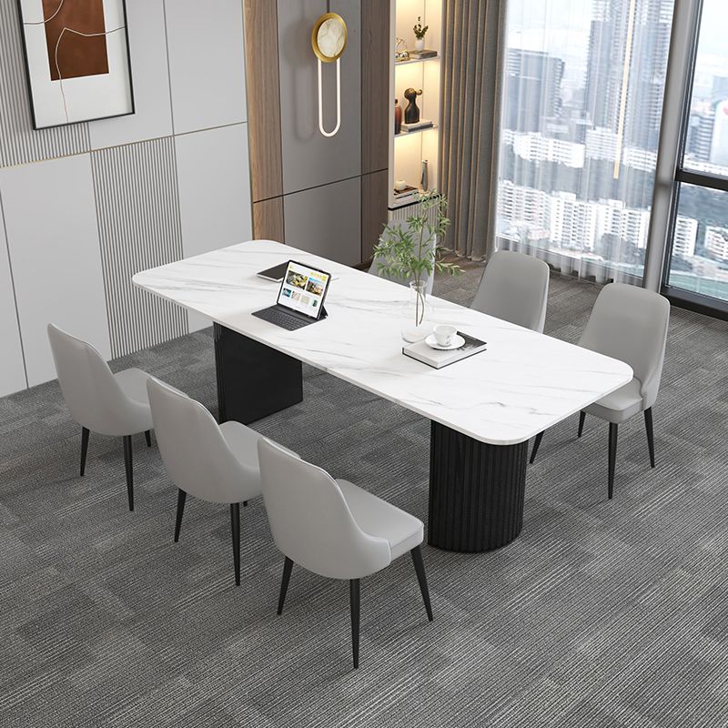 Modern Stone Top Office Desk Free Form Writing Desk for Home Clearhalo 'furn' 'furn_office_desk' 'Furniture' 'Office Desks' 'Office Furniture' 'office_desk' 1200x1200_0d2da702-0994-47e5-8846-742d90e6f0c9