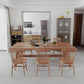 Modern Solid Wood Dining Table Trestle Base Dining Table for Dining Room Clearhalo 'Dining Tables & Seating' 'Dining Tables' 'dining_table' 'furn' 'furn_dining_table' 'Furniture' 'Kitchen & Dining Furniture' 1200x1200_0d2de420-d26c-493f-bfe7-6d880579f384