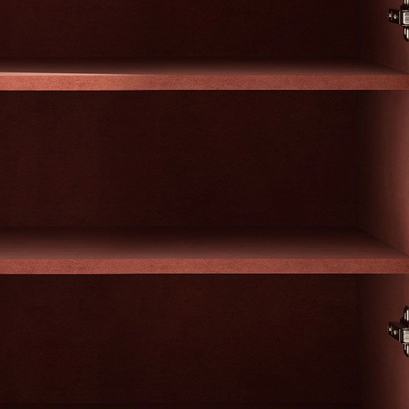 Wood Modern Living Room 35.4" Tall Accent Cabinet with Doors