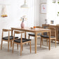 Rectangle Indoor Oak Wood Dining Table Modern Kitchen Table in Nature with 4 Legs Clearhalo ' dining_table' 'Dining Tables & Seating' 'Dining Tables' 'furn' 'furn_dining_table' 'Furniture' 'furniture_dining_table' 'Kitchen & Dining Furniture' 'kitchen&dining_furn' 'kitchen' 'kitchen_dining_table' 1200x1200_0d2fc54b-db3c-4d95-adfd-611a7c1d3450