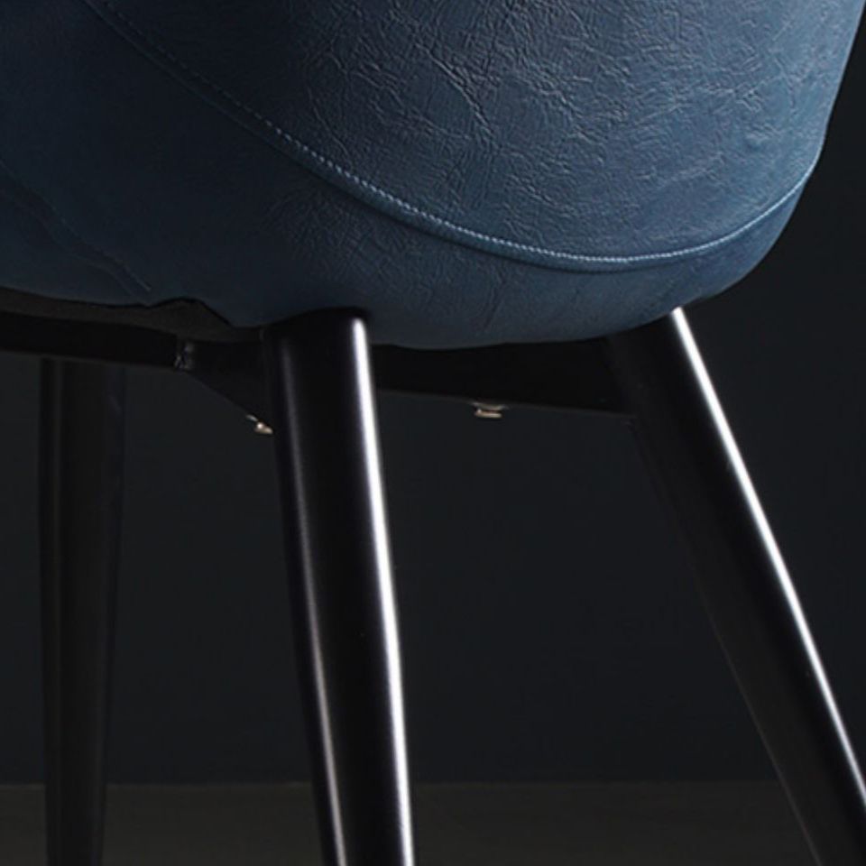 Metal Scandinavian Style Dining Chair Dining Room Armless Parsons Chair Clearhalo ' kitchen&dining_furn' 'Dining Chairs' 'Dining Tables & Seating' 'dining_chair' 'furn' 'furn_dining_chair' 'Furniture' 'furniture_dining_chair' 'Kitchen & Dining Furniture' 'kitchen' 1200x1200_0d30ecd0-8c1d-4dab-9086-96019f3436d3