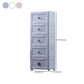 Plastic 5-drawer Storage Cabinet Modern Wardrobe Armoire with Legs Clearhalo 'Armoires & Wardrobes' 'armoires_wardrobes' 'Bedroom Furniture' 'furn' 'furn_armoires_wardrobes' 'Furniture' 1200x1200_0d31409f-b4de-4475-9ded-55cab77e3f65