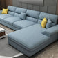 Contemporary Reversible Chaise Sofa with Pillows Flared Arm Sofa Clearhalo 'furn' 'furn_sectionals' 'Furniture' 'furniture_sectionals' 'kitchen' 'kitchen_sectionals' 'Living Room Furniture' 'Sectionals' 1200x1200_0d34e6be-ddeb-46c2-8b29-dc906bb67097