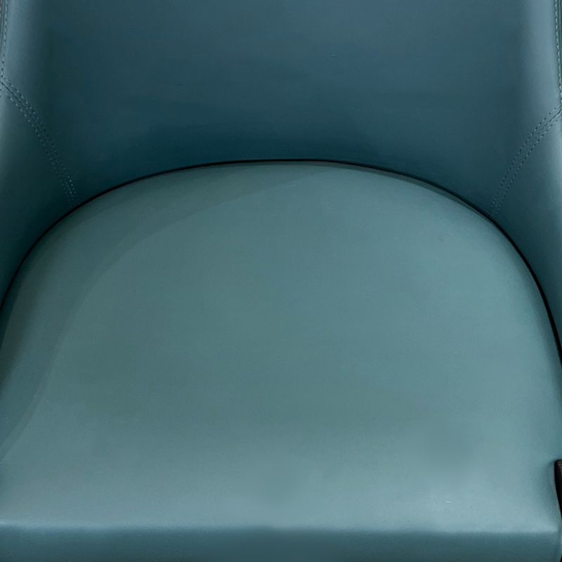 Sedie laterali in vetro finto minimalista braccio retro solido sedia da pranzo