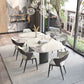 Sintered Stone Top Dining Table Rectangle Table with Black Double Pedestal Clearhalo ' dining_table' 'Dining Tables & Seating' 'Dining Tables' 'furn' 'furn_dining_table' 'Furniture' 'furniture_dining_table' 'Kitchen & Dining Furniture' 'kitchen&dining_furn' 'kitchen' 'kitchen_dining_table' 1200x1200_0d35d8d7-3ea2-4fec-9570-71c2342b0402