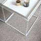 Square Iron Coffee Table Tray Top Simple Frame Cocktail Table Clearhalo 'Coffee & Accent Tables' 'Coffee Tables' 'coffee_tables' 'furn' 'furn_coffee_tables' 'Furniture' 'Living Room Furniture' 1200x1200_0d370a6b-053a-41ab-9393-aaf4e69786ab