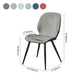 Modern Metal Dining Room Chair Wingback Side Chair for Restaurant Use Clearhalo ' kitchen&dining_furn' 'Dining Chairs' 'Dining Tables & Seating' 'dining_chair' 'furn' 'furn_dining_chair' 'Furniture' 'furniture_dining_chair' 'Kitchen & Dining Furniture' 'kitchen' 1200x1200_0d3b36fb-cc48-4823-89e8-30fafec2b189