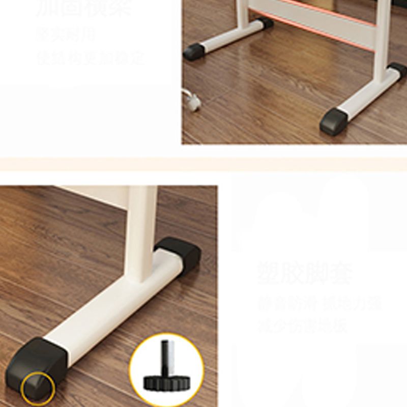 Hauteur réglable Home bureau de bureau T-Shape Base Cable Management Writing Desk