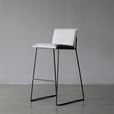 Modern Low Back Restaurant Stool Matte Finish Leather Barstool Clearhalo 'Bar Furniture' 'Bar Stools' 'bar_stools' 'furn' 'furn_bar_stools' 'Furniture' 'furniture_bar_stools' 'Kitchen & Dining Furniture' 1200x1200_0d3c2ea1-6fde-4095-b708-555b2a38eb41