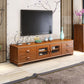 Vintage Stand Console Rubberwood TV Media Console with Drawers Clearhalo 'furn' 'furn_tv_stands_entertainment_centers' 'Furniture' 'Living Room Furniture' 'TV Stands & Entertainment Centers' 'TV Stands & Media Storage Furniture' 'tv_stands_entertainment_centers' 1200x1200_0d3fdff6-abbf-4244-9b33-039409aca3f6