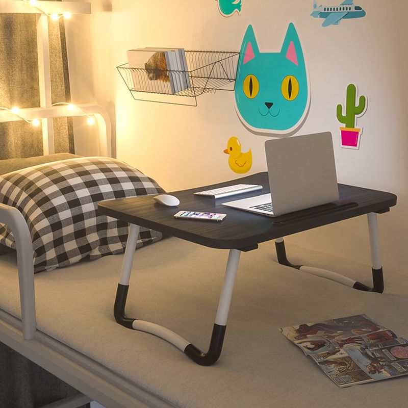 Pliage de bureau pliant des bureaux de tâche de forme rectangulaire avec 2 legs pour la maison