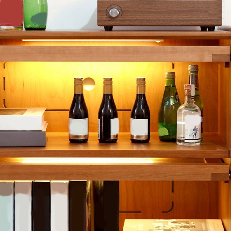 Wooden Storage Sideboard Home Modern Side Board with Drawers Clearhalo 'buffet_sideboard' 'Buffets & Sideboards' 'furn' 'furn_buffet_sideboard' 'Furniture' 'Kitchen & Dining Furniture' 1200x1200_0d414d68-e85c-4ddf-8944-b8b1e2bce1c4