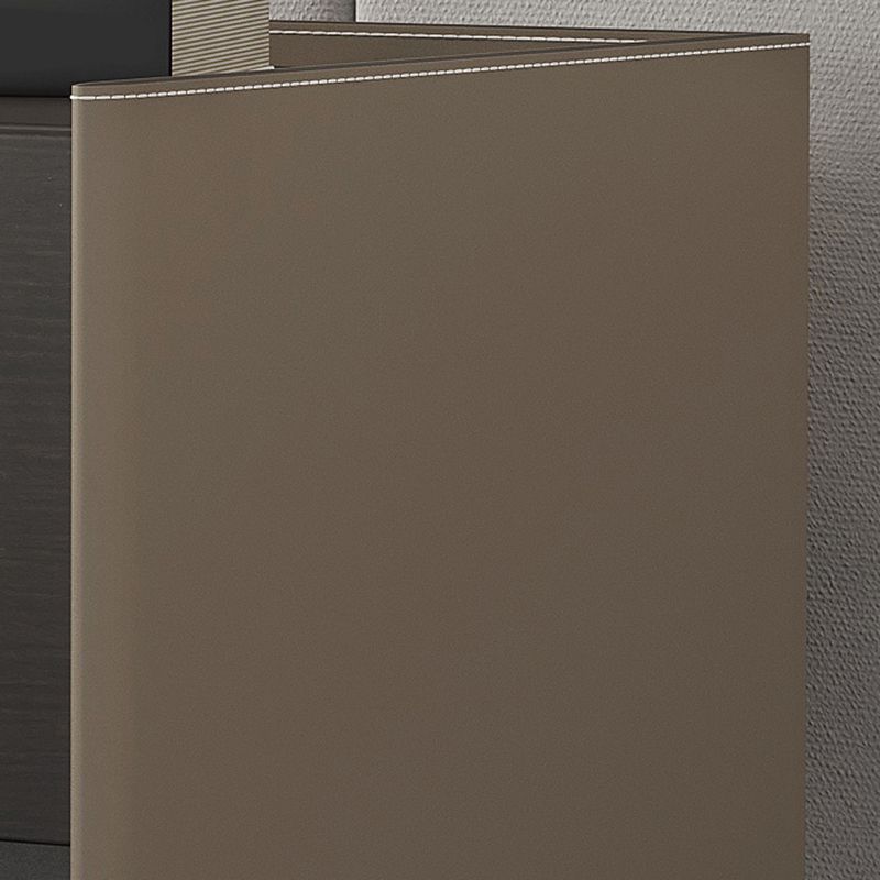 Cuero sintético contemporáneo 1 - Cajón nocturno de 20 "de altura