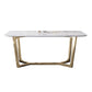 Luxury Marble Top Dining Table Rectangle Indoor Table with Trestle Base Clearhalo 'Dining Tables & Seating' 'Dining Tables' 'dining_table' 'furn' 'furn_dining_table' 'Furniture' 'furniture_dining_table' 'Kitchen & Dining Furniture' 'kitchen' 'kitchen_dining_table' 1200x1200_0d418d95-7d32-4dd8-9a5a-3695bdb79c00