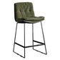 Scandinavian Low Back Home Stool Matte Finish Upholstered Bar Stools Clearhalo 'Bar Furniture' 'Bar Stools' 'bar_stools' 'furn' 'furn_bar_stools' 'Furniture' 'furniture_bar_stools' 'Kitchen & Dining Furniture' 1200x1200_0d425ffa-43b9-46e8-abeb-5ebed6f20478