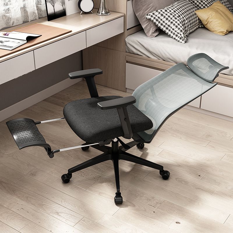 Ergonomic Mesh Task Chair Adjustable Arms with Footrest Office Chair Clearhalo 'furn' 'furn_office_chair' 'Furniture' 'Office Chairs' 'Office Furniture' 'office_chair' 1200x1200_0d44b2b1-b2e4-49b4-9728-b03ac0f26768