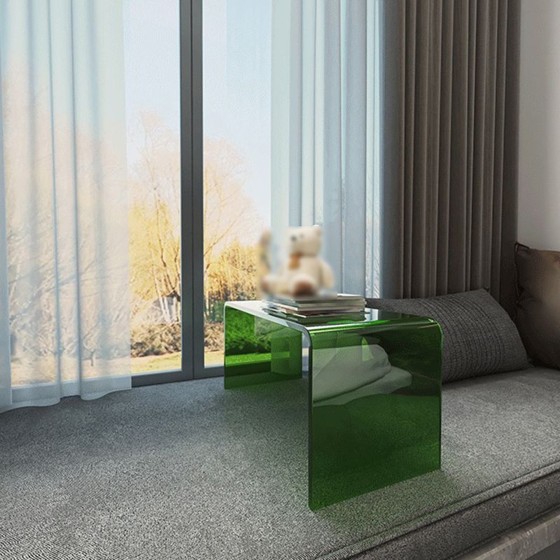 Tavolo laterale di accento di stile modernistico a forma rettangolare tavolo da estremità in plastica