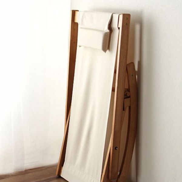 Silla de mecedora de estilo simple moderno silla mecedora de madera interior para sala de estar