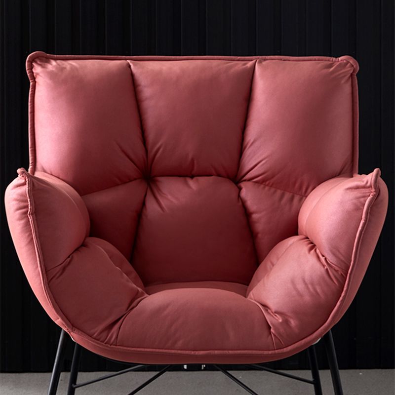 Scandinavian ArmChair 28.3"Wide Faux Leather Accent Chair with Flared Arms Clearhalo 'Accent Chairs' 'accent_chairs' 'Chairs & Seating' 'furn' 'furn_accent_chairs' 'Furniture' 'furniture_accent_chairs' 'Living Room Furniture' 1200x1200_0d47faea-a818-4506-9741-6780e1d2f3db