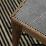 Modern Kitchen Sintered Stone DiningSet with Solid Wood Base Dining Room Table Set Clearhalo 'Dining Room Sets' 'Dining Tables & Seating' 'dining_room_set' 'furn' 'furn_dining_room_set' 'Furniture' 'furniture_dining_room_set' 'Kitchen & Dining Furniture' 'kitchen&dining_furn' 'kitchen' 1200x1200_0d4c52bf-2888-403f-b16c-a78474630d24