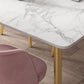 Traditional Luxury Rectangle 4-foot Dining Site Table Stone Dining Room Collection Clearhalo ' dining_table' 'Dining Tables & Seating' 'Dining Tables' 'furn' 'furn_dining_table' 'Furniture' 'furniture_dining_table' 'Kitchen & Dining Furniture' 'kitchen&dining_furn' 'kitchen' 'kitchen_dining_table' 1200x1200_0d4c6846-9bcd-4739-bf79-12cbc6903fab