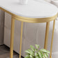 Modern Style Bar Table Stone Top Bar Table with Storage for Living Room Clearhalo 'Bar Furniture' 'Bar Tables' 'bar_tables' 'furn' 'furn_bar_tables' 'Furniture' 'Kitchen & Dining Furniture' 1200x1200_0d4ce316-1e6f-416a-82cf-3ba872fa8492