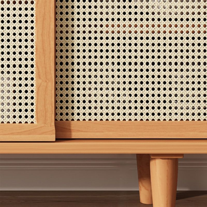 Modern Buffet Table Pine Sideboard Table with Doors for Dining Room Clearhalo 'buffet_sideboard' 'Buffets & Sideboards' 'furn' 'furn_buffet_sideboard' 'Furniture' 'Kitchen & Dining Furniture' 1200x1200_0d4fd761-07e0-4c64-bf35-54bbcc5114d8