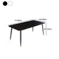 Modern Rectangle Dining Table Set 1/2/5/7 Pieces Stone Top Dinette Set Clearhalo 'Dining Room Sets' 'Dining Tables & Seating' 'dining_room_set' 'furn' 'furn_dining_room_set' 'Furniture' 'Kitchen & Dining Furniture' 1200x1200_0d52df5a-2cc1-4de8-80d4-0334cb3d1226